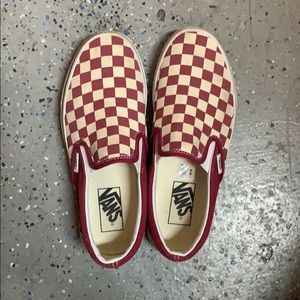 red checkered vans!